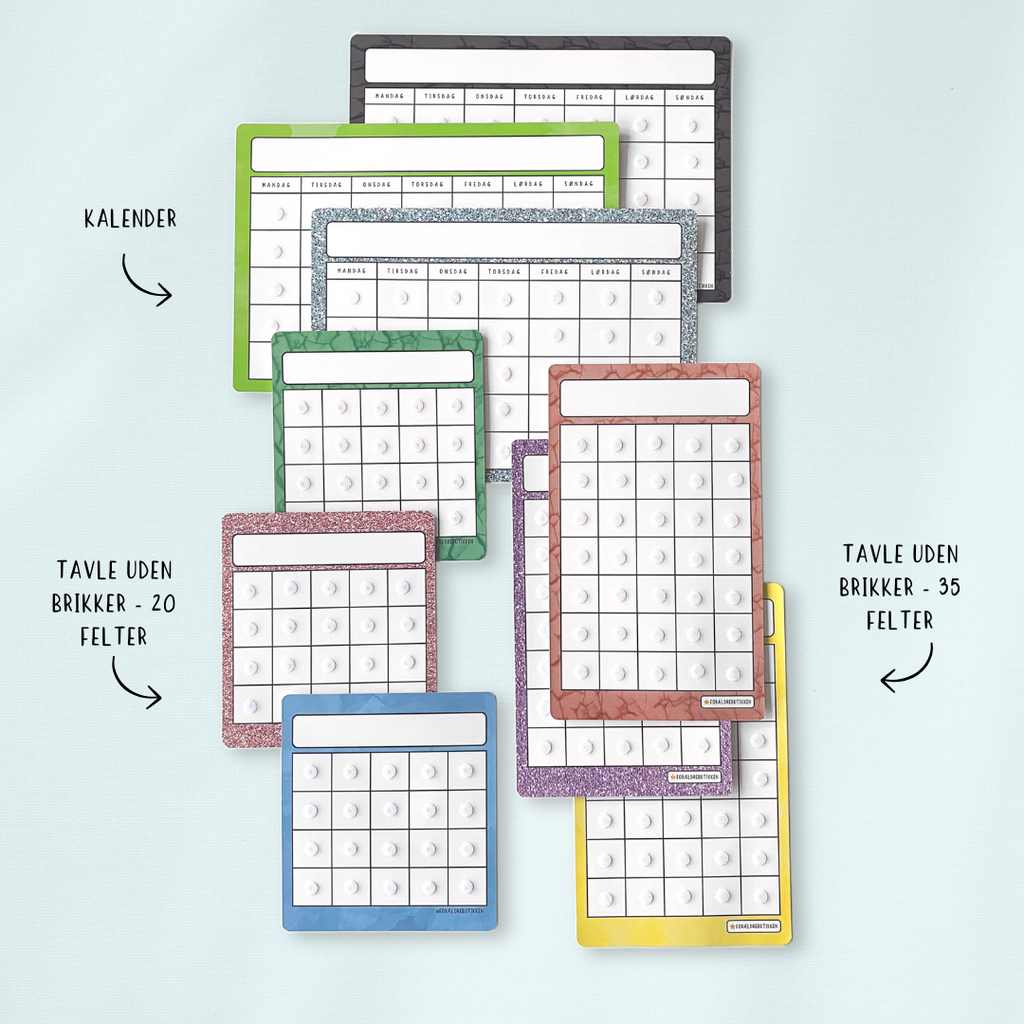 Tom tavle og Kalender