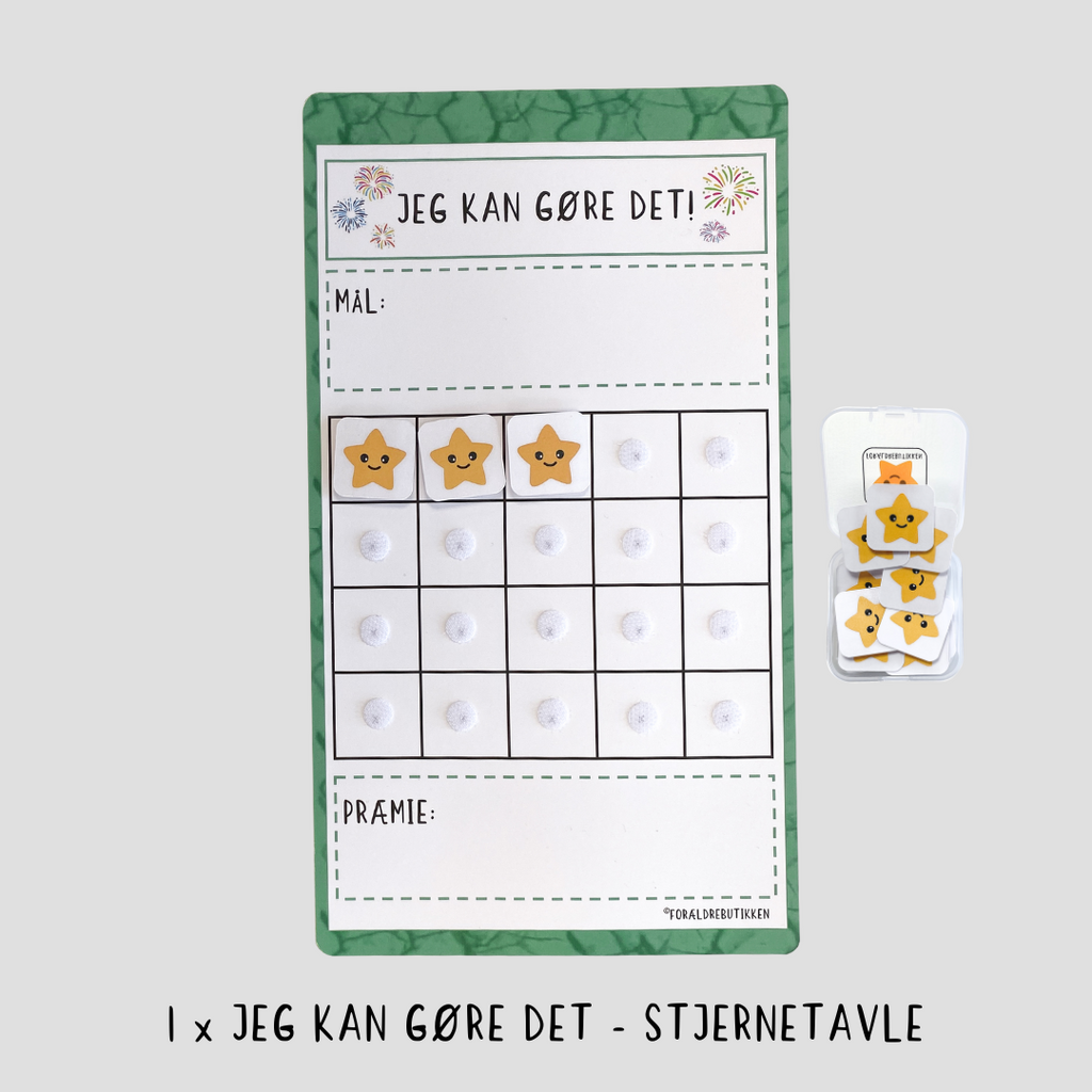 forældrebutikkens godt fra start bundle stjernetavlen