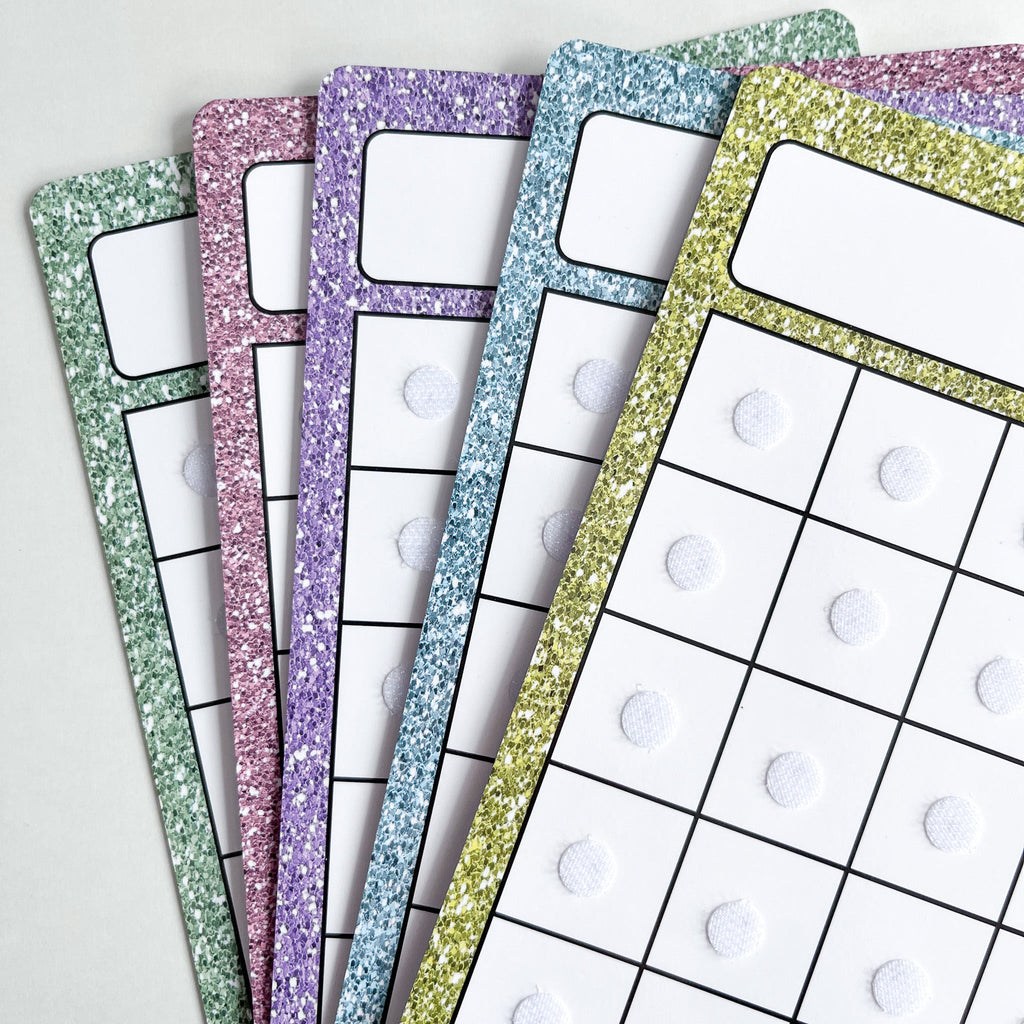 5 pak Tavle uden brikker Pædagogisk legetøj