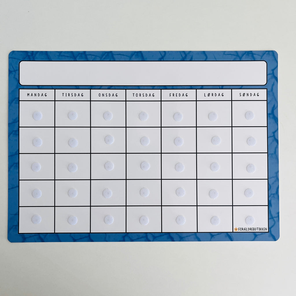 Fleksibel kalender, skoleskema, skema, uge kalender i CB