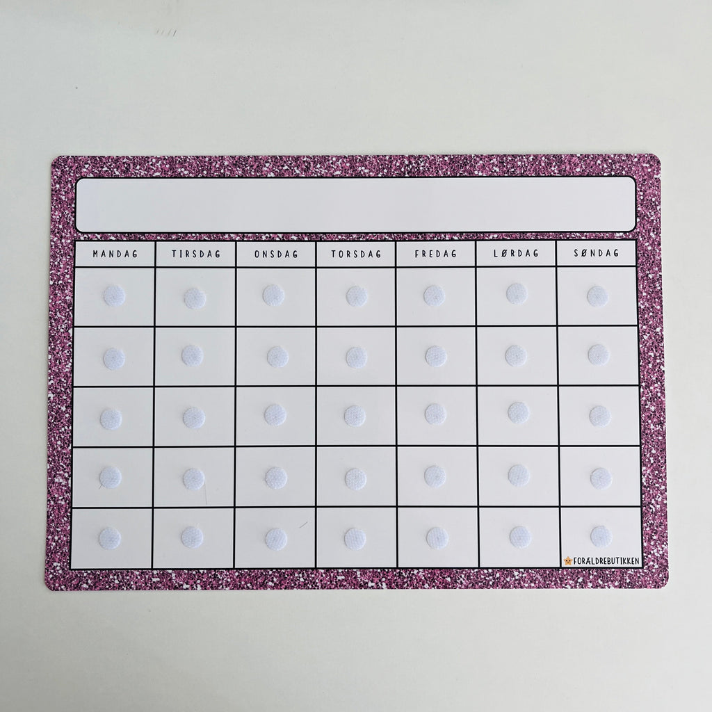 Fleksibel kalender, skoleskema, skema, uge kalender i GLY