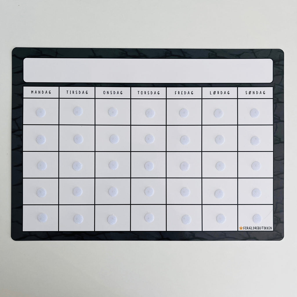 Fleksibel kalender, skoleskema, skema, uge kalender i CS
