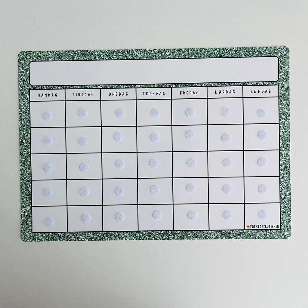 Fleksibel kalender, skoleskema, skema, uge kalender i GGR