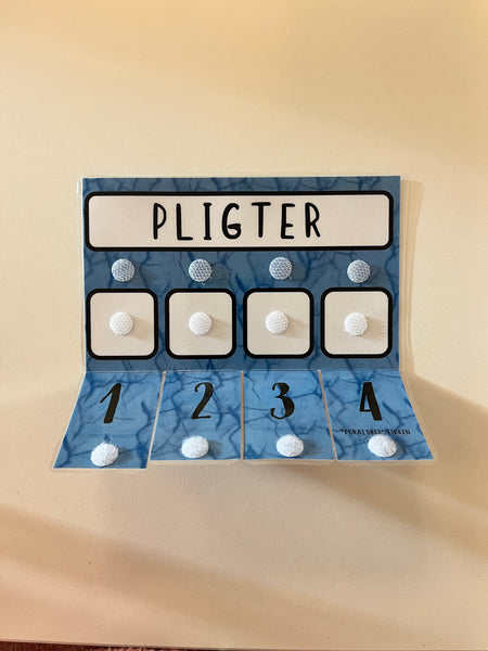 Tjekliste til  Pligter