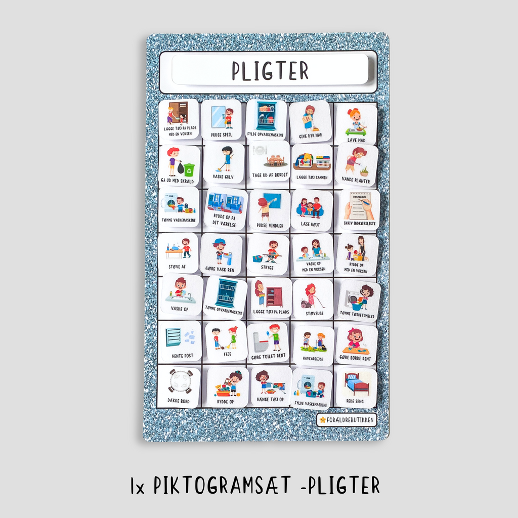 forældrebutikkens lille struktur bundle pligter piktogramsættet