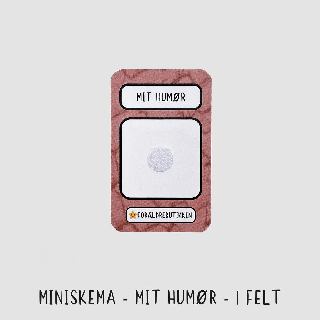 miniskema til følelses piktogrammerne, så dit barn tydeligt kan visualisere deres humør