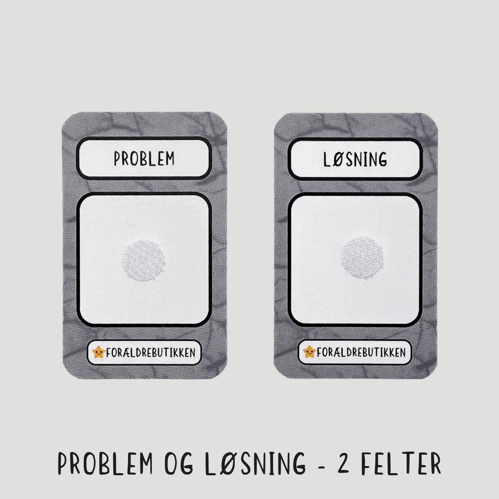 Miniskemaer til med piktogrammer at tydeliggøre det enkelte problem samt dens mulige løsning