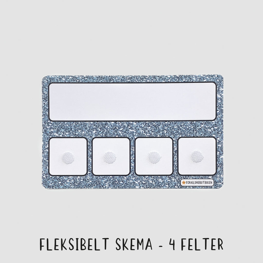 Pakkeløsning - Tøj Og Årstider Glimmer Guld / Skema 4 Felter Pædagogisk Legetøj