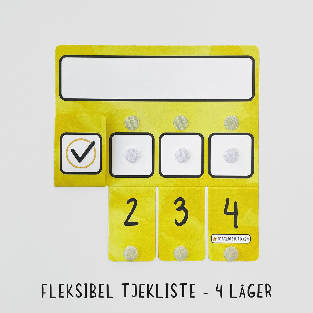 Pakkeløsning - Ude Aktiviteter Glimmer Guld / Tjekliste 4 Låger Pædagogisk Legetøj