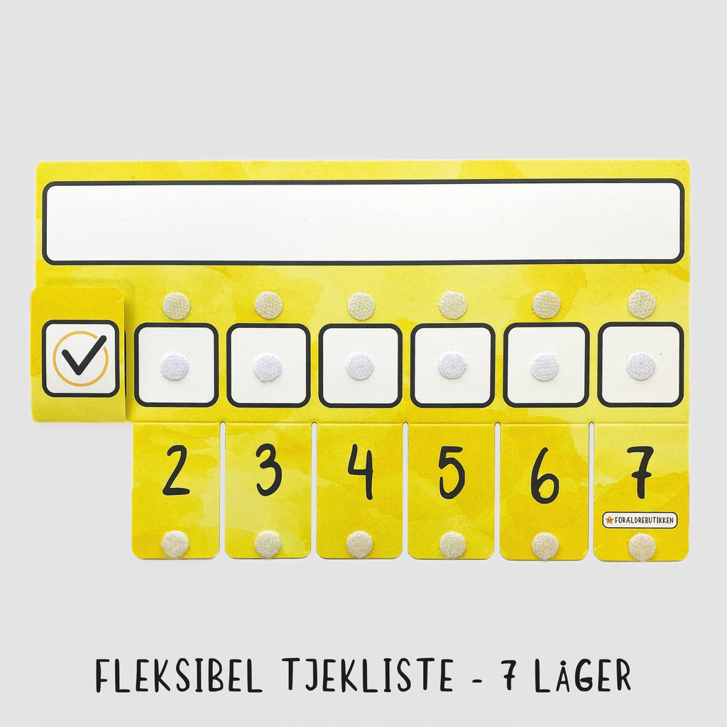 Pakkeløsning - Ude Aktiviteter Glimmer Guld / Tjekliste 7 Låger Pædagogisk Legetøj
