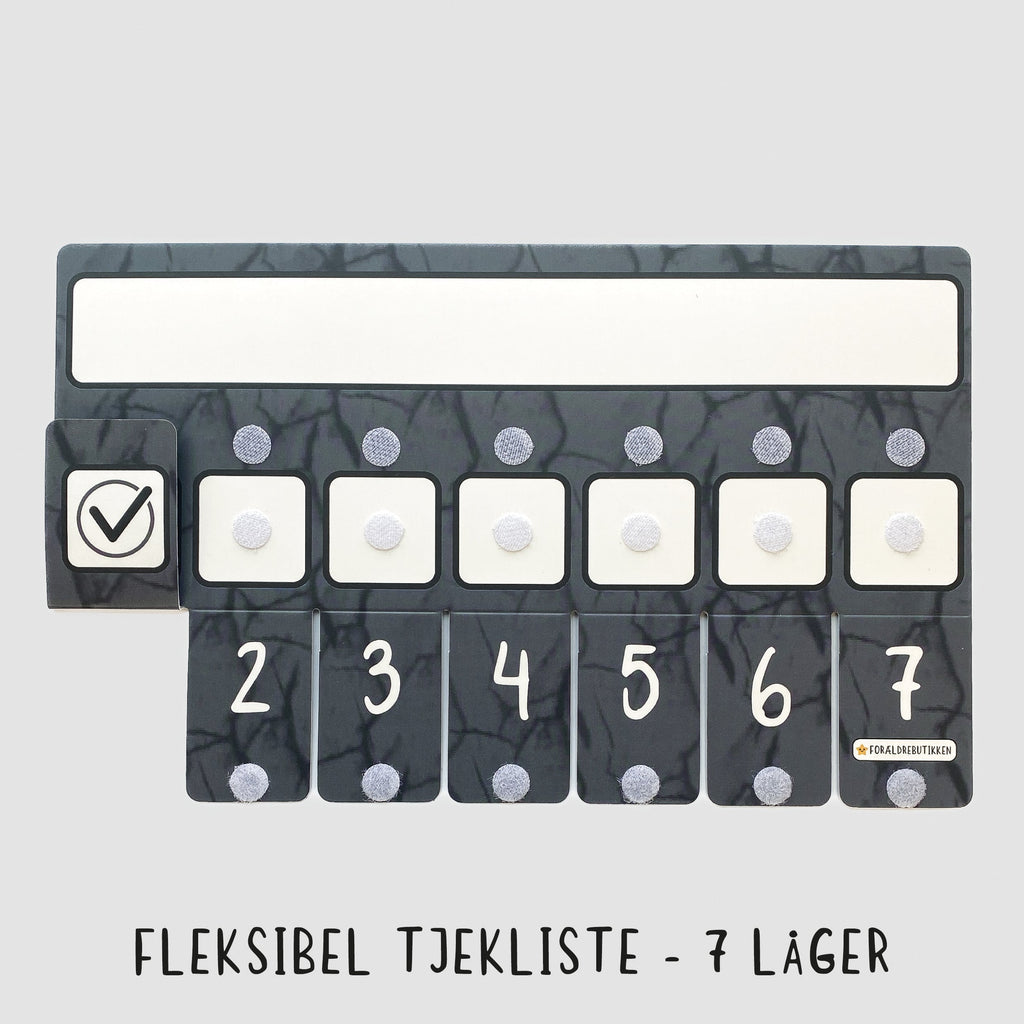Pakkeløsning - 20 Snacks Glimmer Guld / Tjekliste 7 Låger Pædagogisk Legetøj