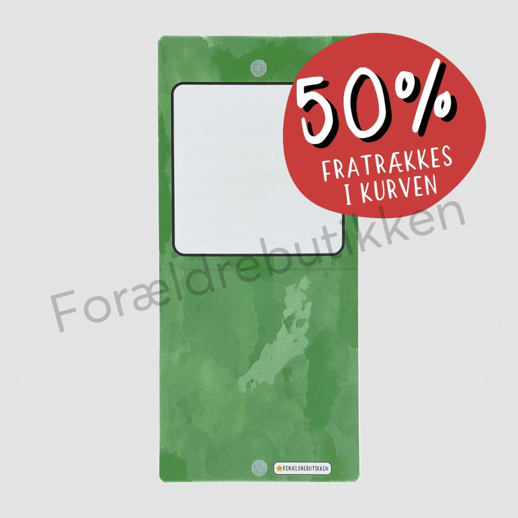 Fleksibel Tjekliste - 1 låge - Til Institution (10x10cm) Pædagogisk legetøj