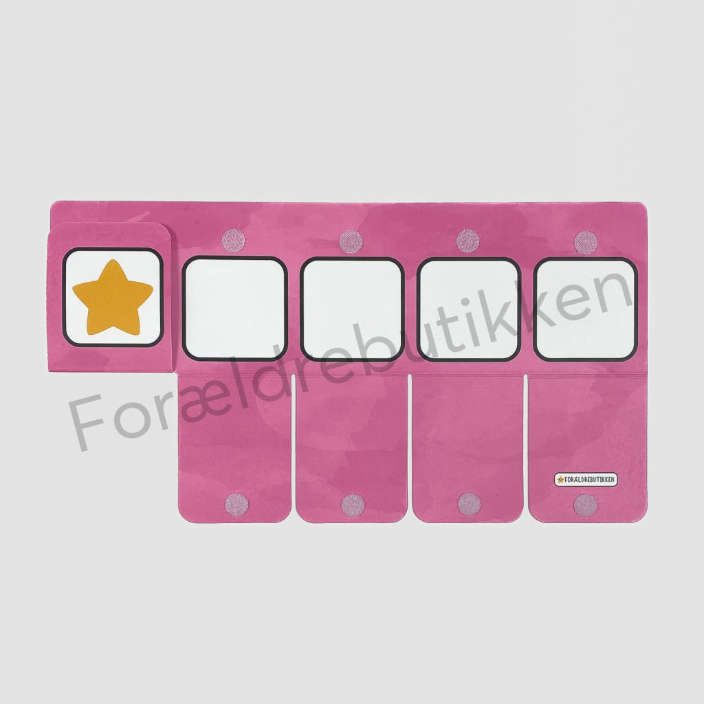 Fleksibel Tjekliste - 5 Låger - Til Institution (4x4cm) UDEN TITELFELT Pædagogisk legetøj