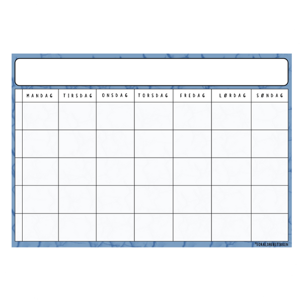 Fleksibel Kalender