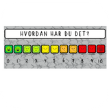 Lifeskill tjekliste - Hvordan har du det? - 11 felter