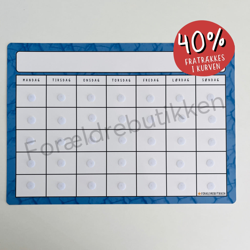 Fleksibel kalender, skoleskema, skema, uge kalender i CB