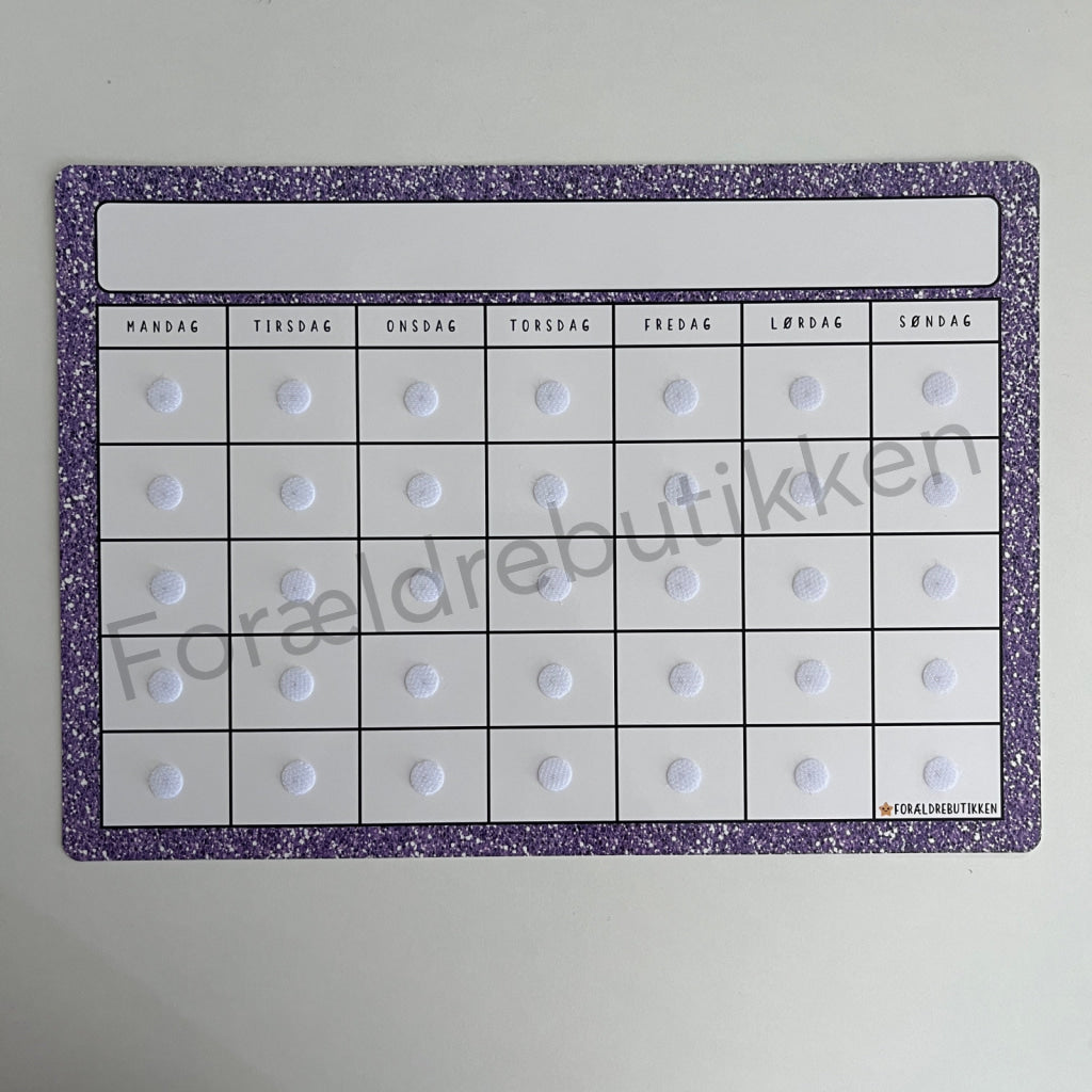 Fleksibel kalender, skoleskema, skema, uge kalender i GL