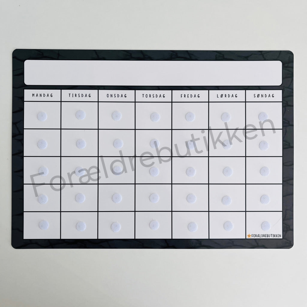 Fleksibel kalender, skoleskema, skema, uge kalender i CS