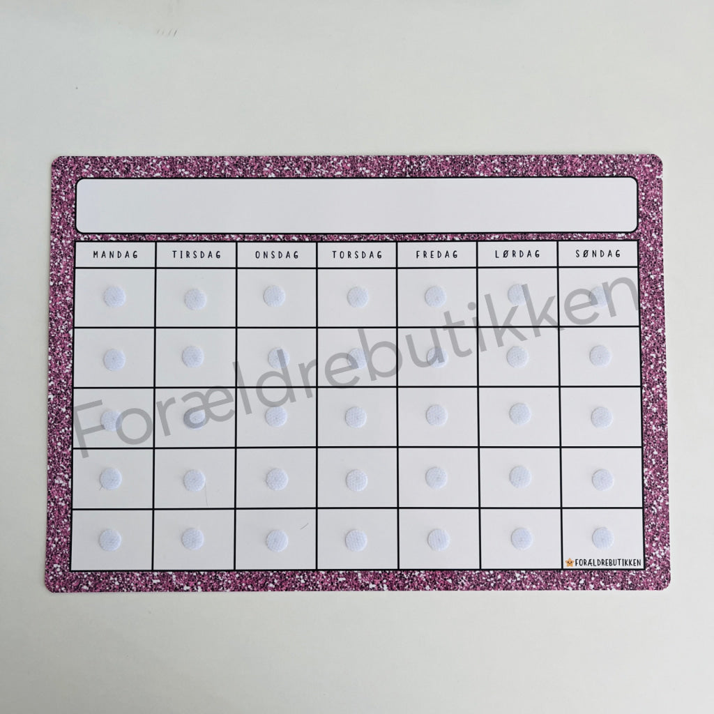 Fleksibel kalender, skoleskema, skema, uge kalender i GLY