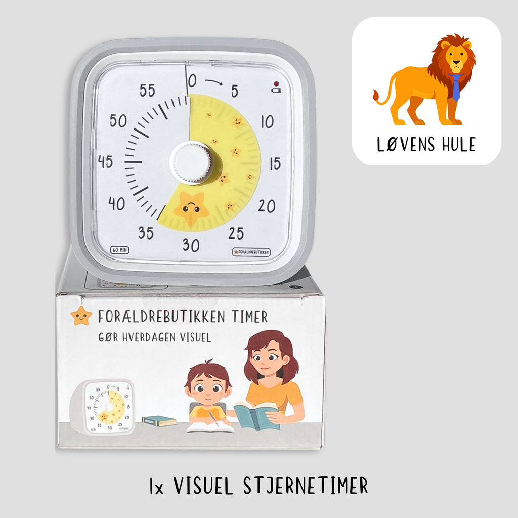 løvens hule bundle forældrebutikkens visuelle stjerne timer