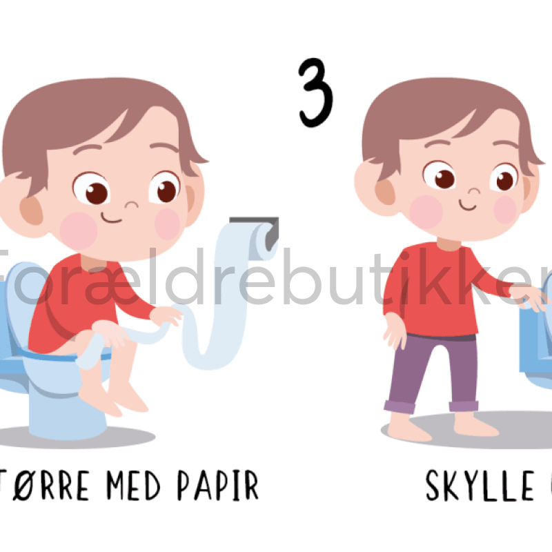 Målsætning Brik - Toiletbesøg Dreng Pædagogisk Legetøj