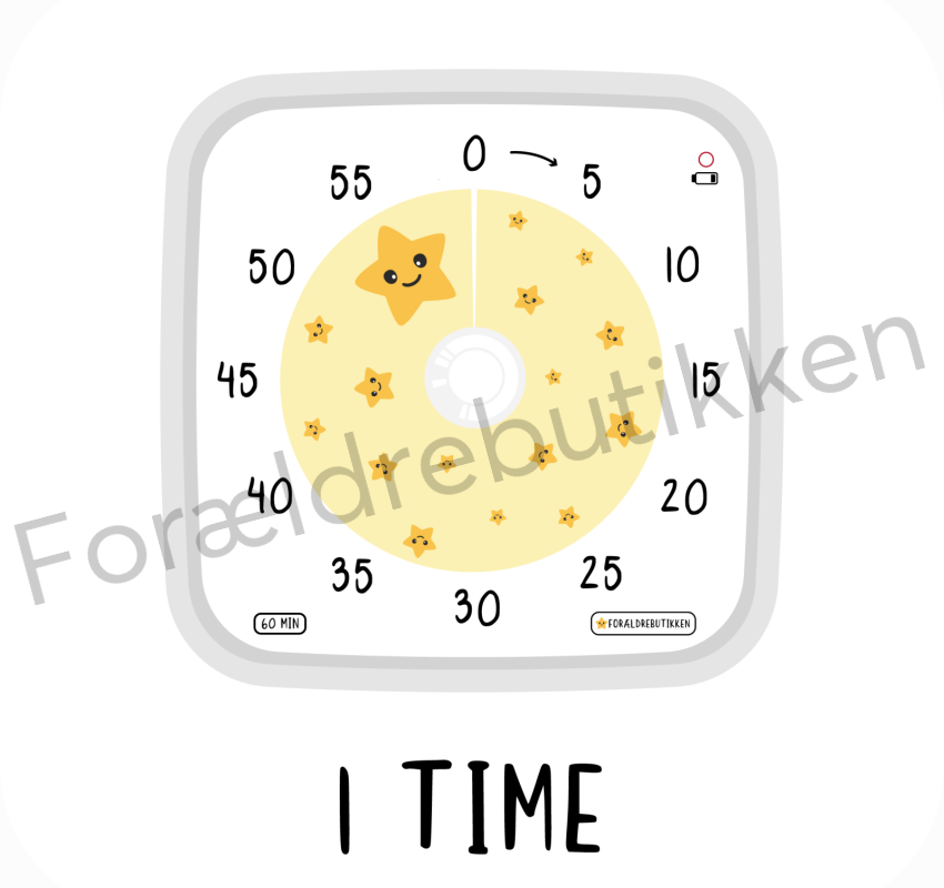 forældrebutikkens 1 time piktogram
