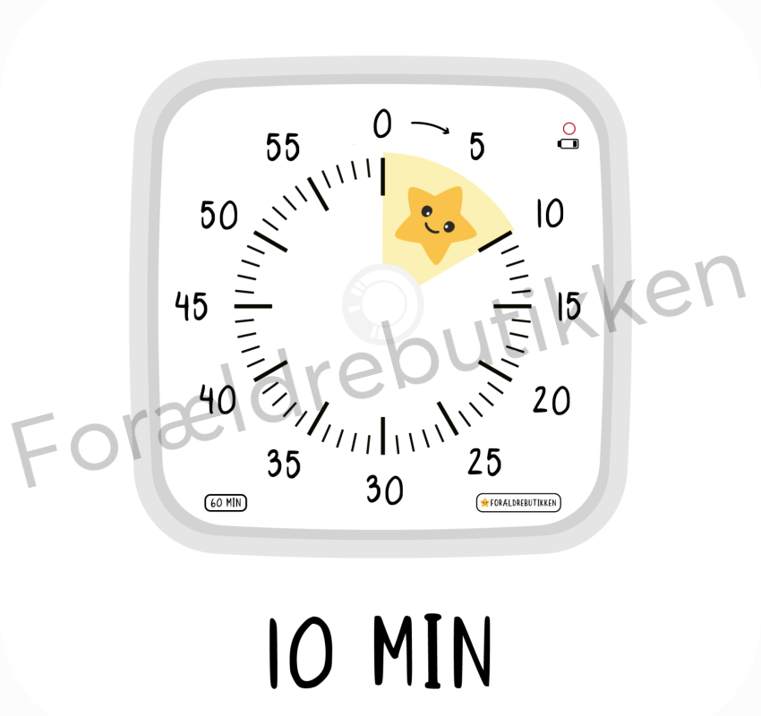 forældrebutikkens 10 min piktogram