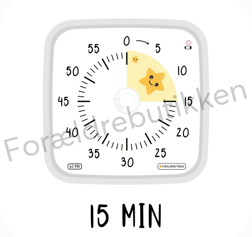 forældrebutikkens 15 min piktogram