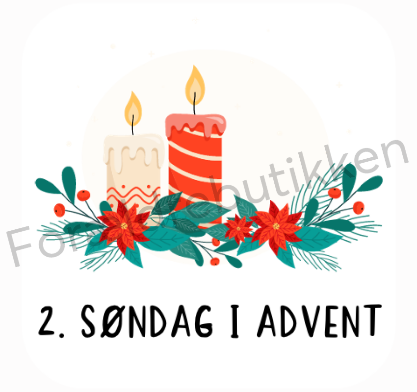Piktogram Brik - 2. Søndag I Advent Pædagogisk Legetøj