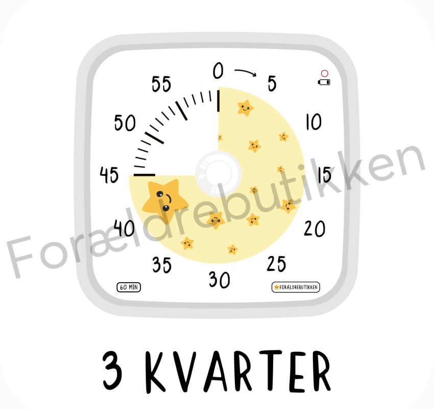 forældrebutikkens 3 kvarter piktogram