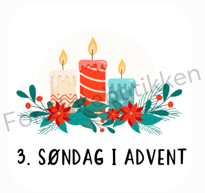 Piktogram Brik - 3. Søndag I Advent Pædagogisk Legetøj