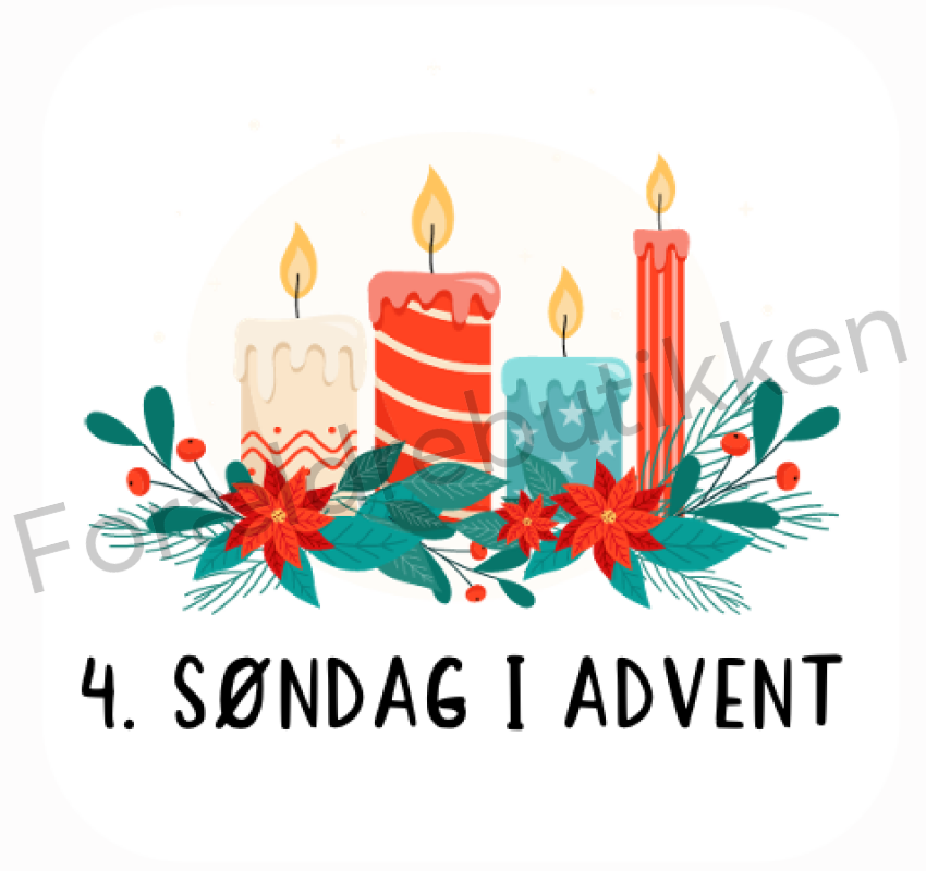Piktogram Brik - 4. Søndag I Advent Pædagogisk Legetøj