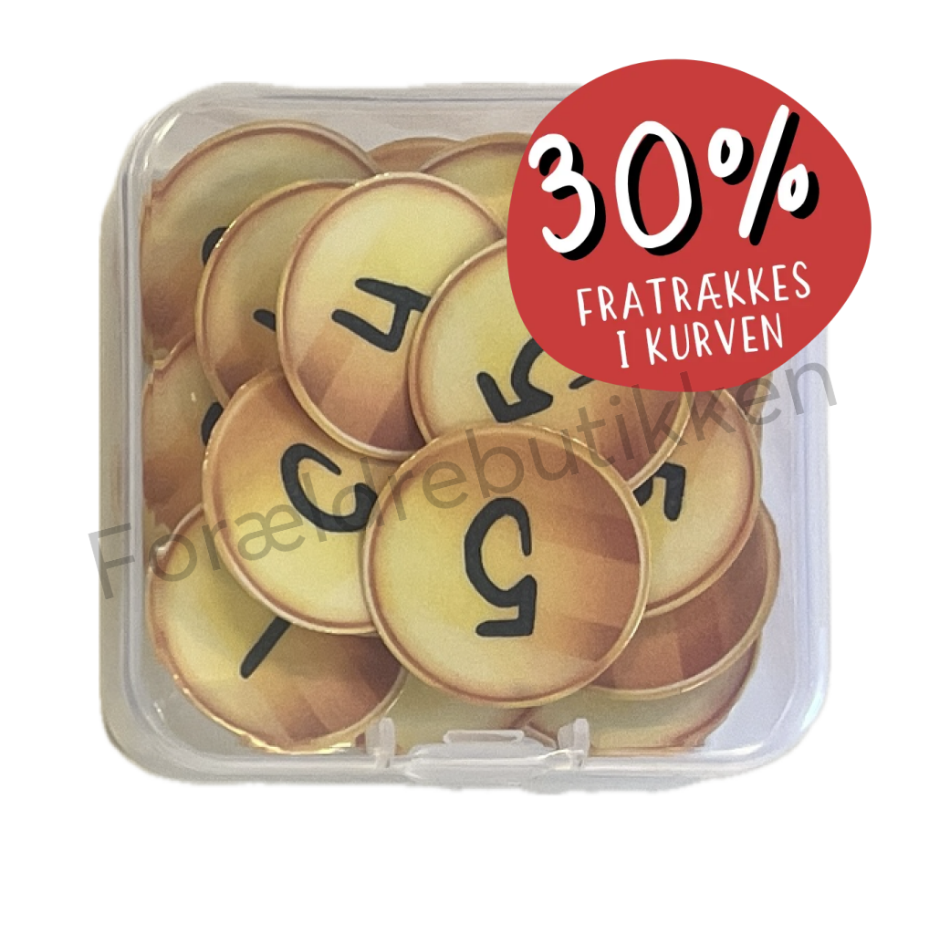 Piktogram Æske - 20 Mønter Pædagogisk Legetøj