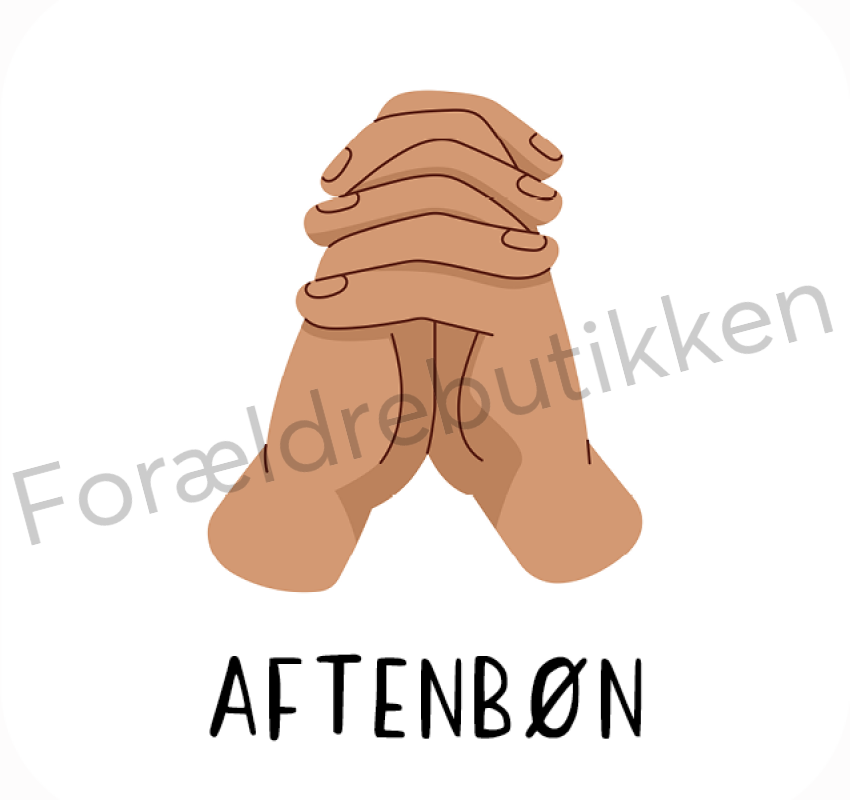 Piktogram - Aftenbøn Pædagogisk legetøj