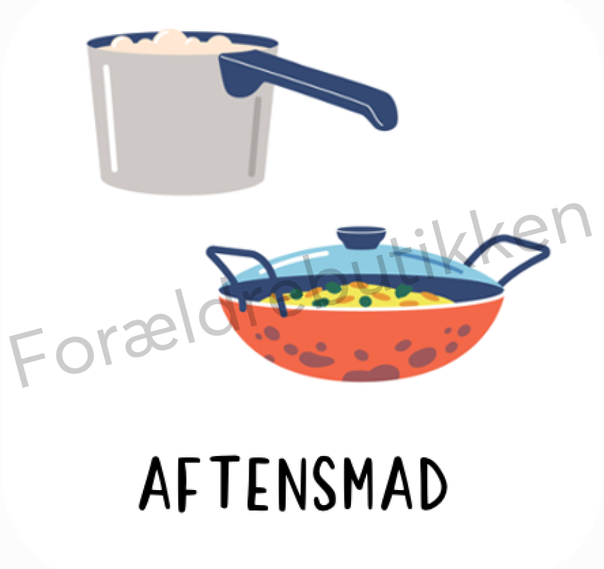 Piktogram Brik - Aftensmad Pædagogisk Legetøj