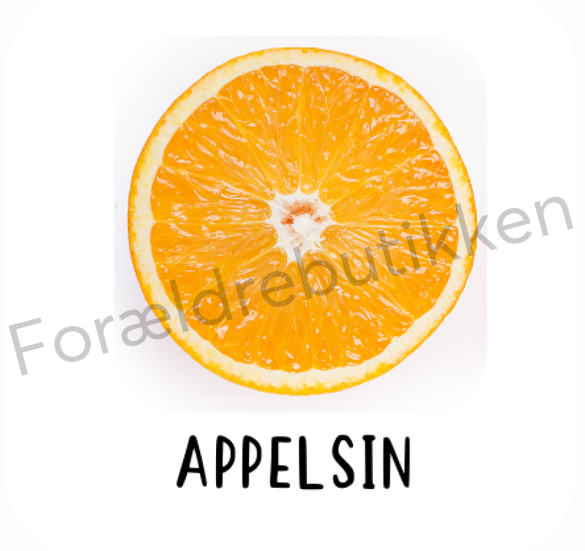 Piktogram Brik - Appelsin Pædagogisk Legetøj