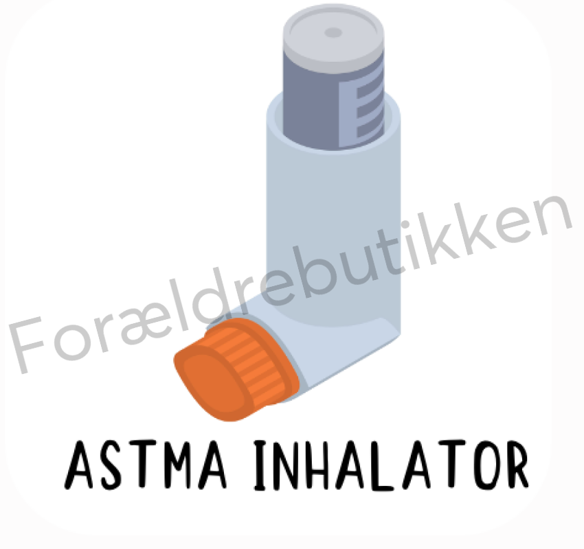 Piktogram Brik - Astma Inhalator Pædagogisk Legetøj
