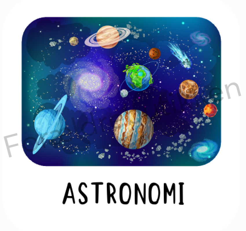 Piktogram Brik - Astronomi Pædagogisk Legetøj