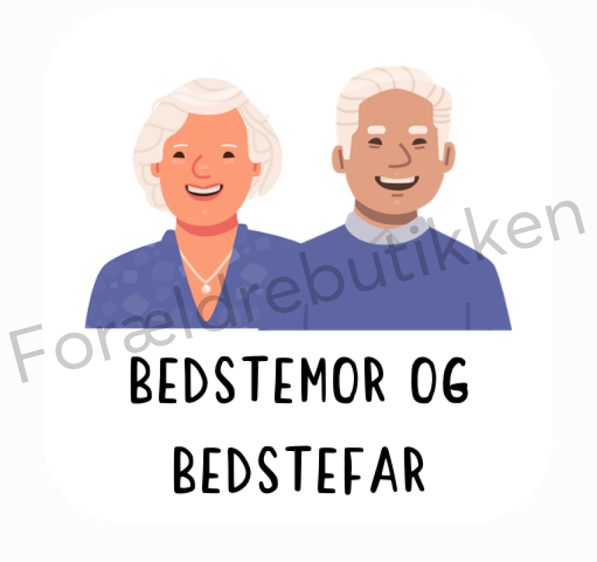 Piktogram Brik - Bedstemor Og Bedstefar Pædagogisk Legetøj