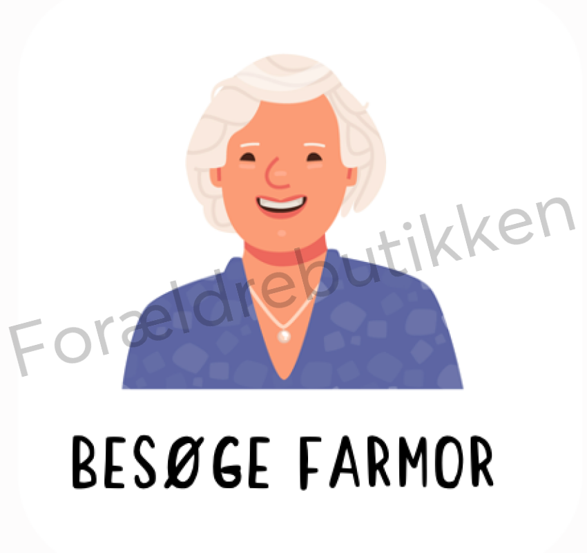 Piktogram Brik - Besøge Farmor Pædagogisk Legetøj