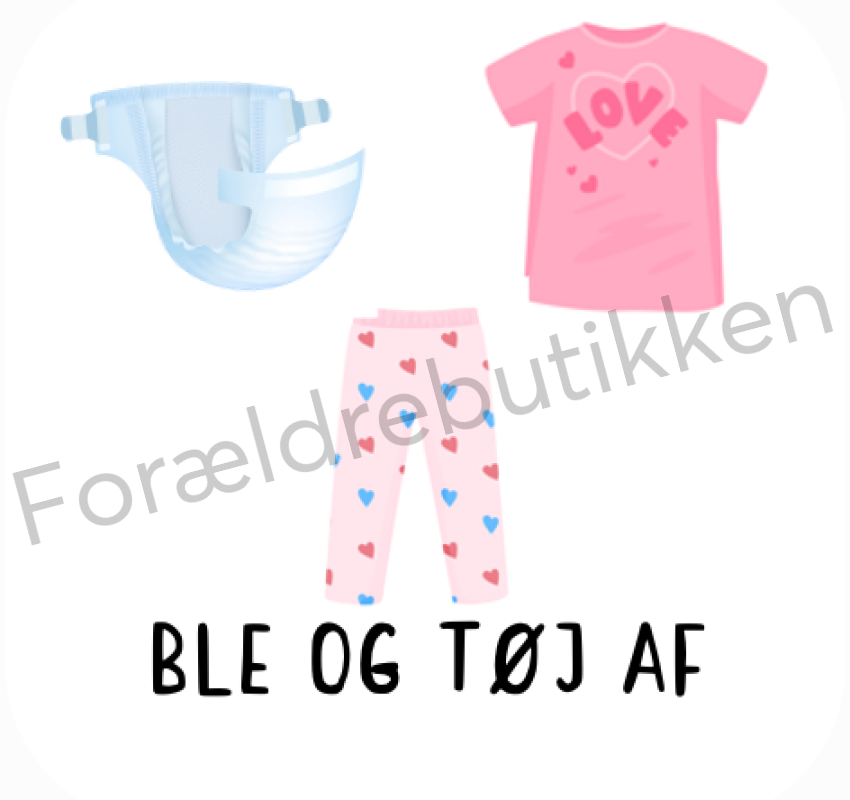 Piktogram - Ble Og Tøj Af Pædagogisk Legetøj