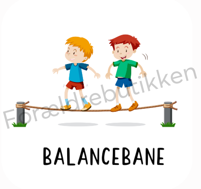 Piktogram Brik - Balancebane Pædagogisk Legetøj
