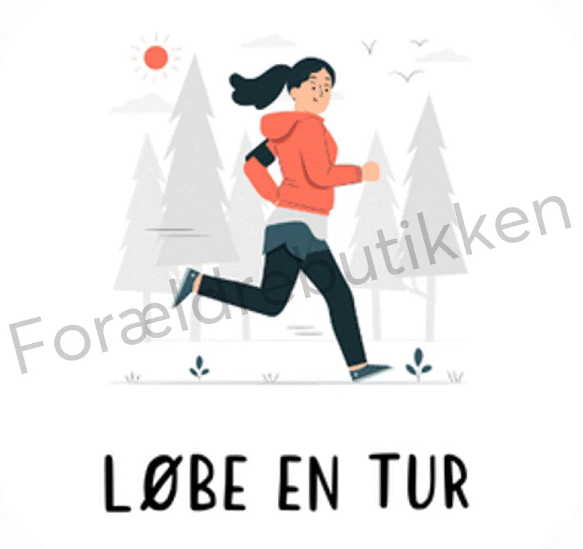 piktogrambrik - pige der løber