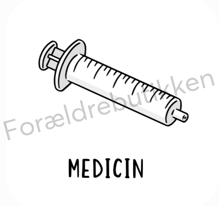 Piktogram Brik - Medicin Pipette Pædagogisk Legetøj
