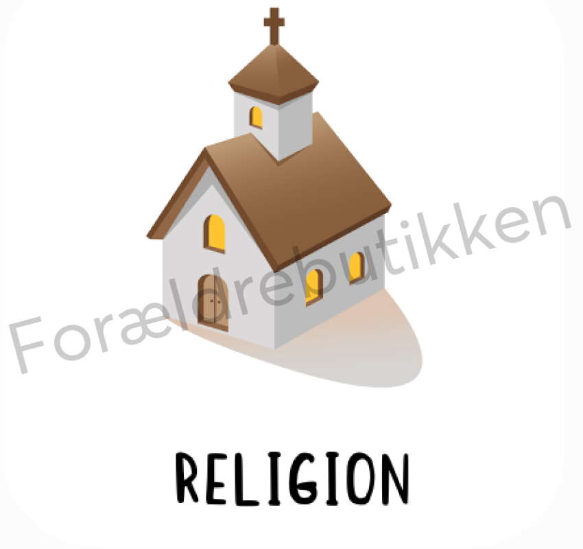 Piktogram Brik - Religion Pædagogisk Legetøj