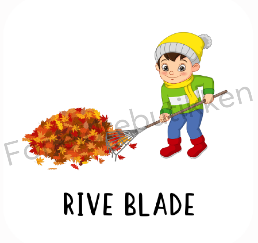 Piktogram Brik - Rive Blade Pædagogisk Legetøj