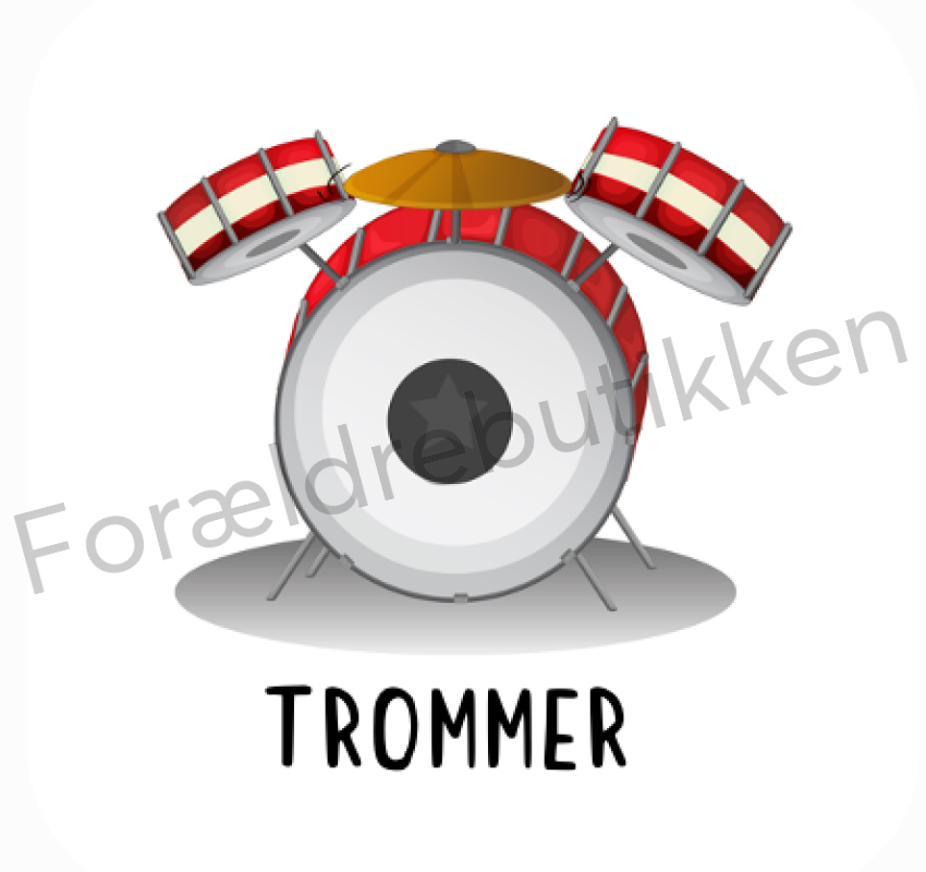 Piktogram brik - Trommer Pædagogisk legetøj