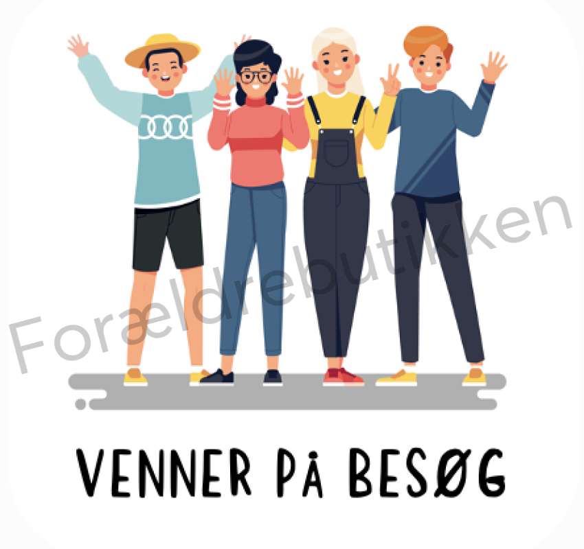 Piktogram Brik - Venner På Besøg Pædagogisk Legetøj