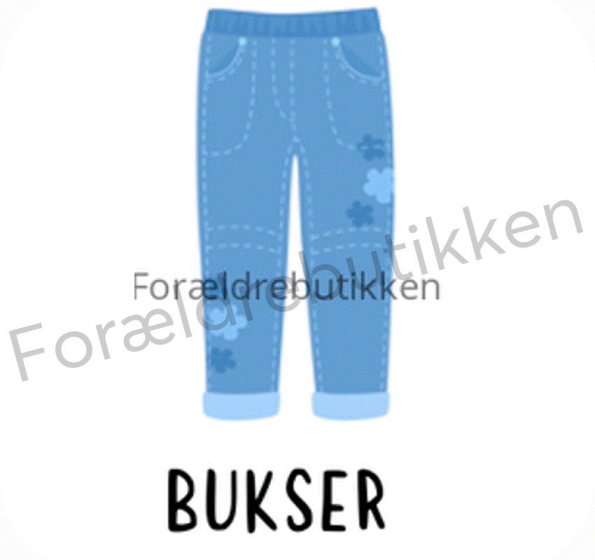 piktogrambrik - lyseblå bukser