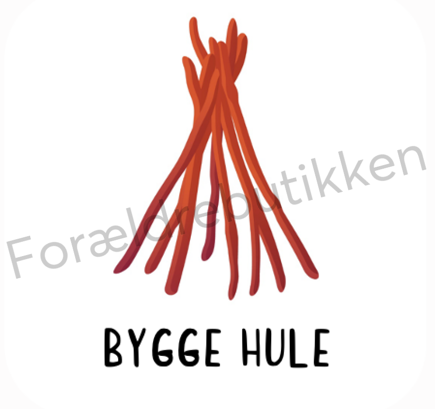Piktogram Brik - Bygge Hule Pædagogisk Legetøj